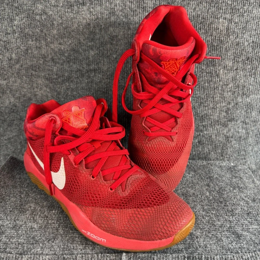 Nike Zoom Rev 2017 University Red Gum Basketball Shoes 906874-600 Mens 11
